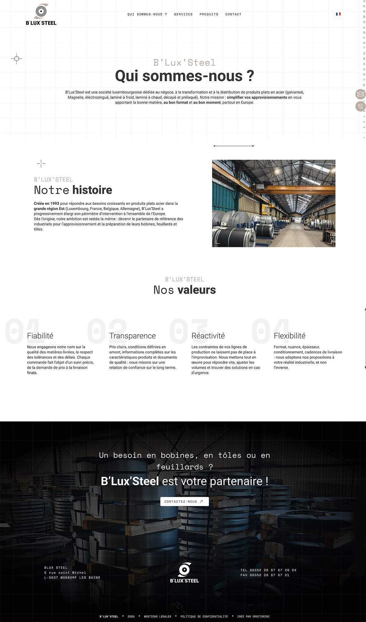 Bluxsteel qui sommes nous desktop