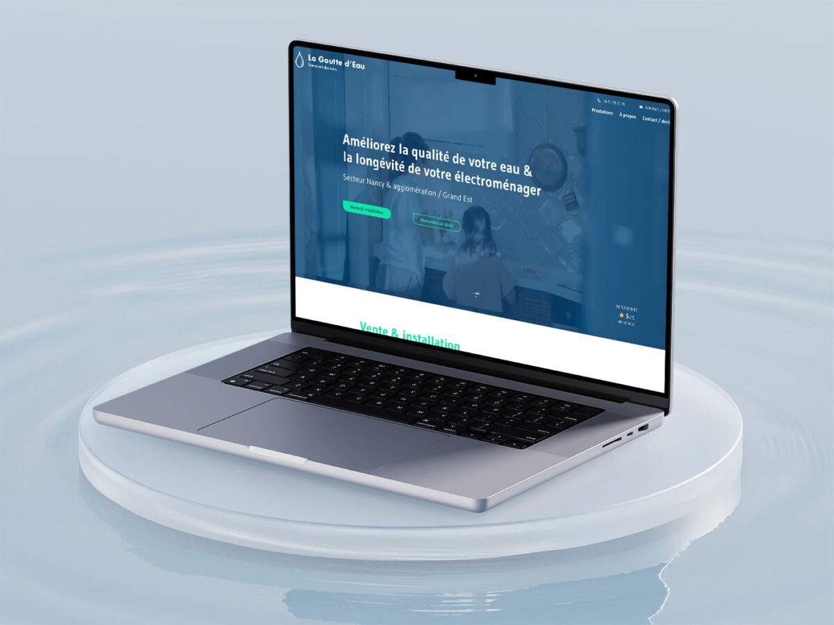 La goutte eau artisan liverdun site web